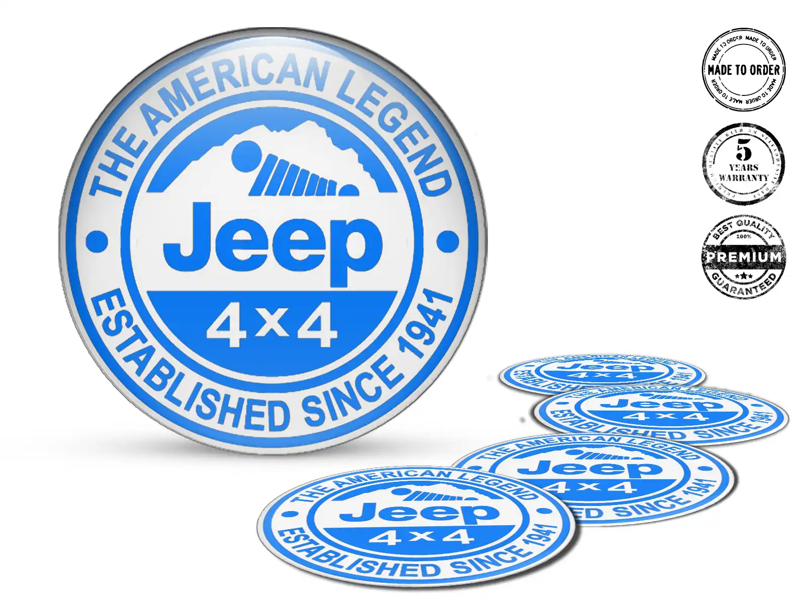 Jeep Ruota Emblemi Edizione Etichette Resina Custom